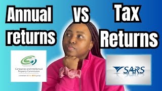 CIPC Annual Returns VS SARS Tax Returns [upl. by Hum]