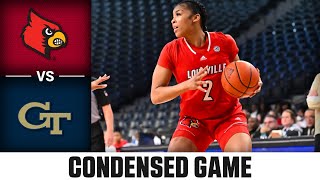 Louisville vs Georgia Tech Condensed Game  202324 ACC Womens Basketball [upl. by Midan]