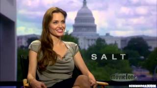 ANGELINA JOLIE  SALT  STAR TALK [upl. by Novihc381]