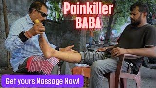 Must watch To enjoy this leg Massage by Painkiller Barber  Naresh Dard Niwarak [upl. by Eimrej14]