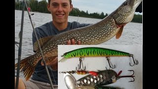 Best Pike Fishing Lures Tips and Techniques  How to Catch Basics [upl. by Yzdnil]