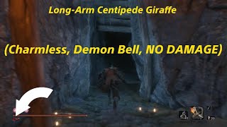 Sekiro LongArm Centipede Giraffe  CharmlessDemon BellPerfect Parry NO DAMAGE [upl. by Phelgen703]