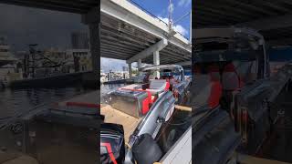 Cigarette boat at the Forr Lauderdale International Boat Show [upl. by Enirehtakyram]