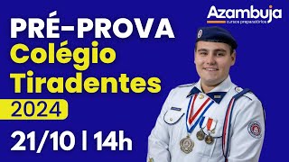 Aulão PRÉPROVA Colégio Tiradentes  CURSOS AZAMBUJA [upl. by Quinlan804]