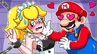 What Happend To Peachs  Love Story  The Super Mario Bros Animation [upl. by Kathlene634]