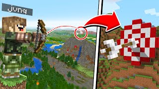 ATIRE A FLECHA MAIS DISTANTE do MINECRAFT CAPTIVE 11 [upl. by Colier]