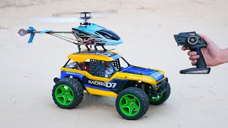 Experiment Rc Helicopter on Truck [upl. by Eltsirhc]