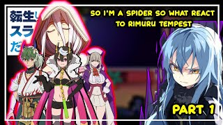 So Im a Spider So what React To Rimuru As Shiraoris Brother Tempest  Gacha React  1 [upl. by Nilloc]