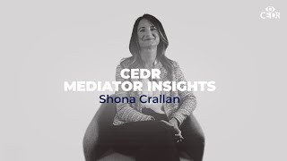 Shona Crallan  CEDR Accredited Mediator Insights [upl. by Asilem]