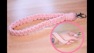 Alça eou Chaveiro de Macramê TUTORIAL [upl. by Moazami]