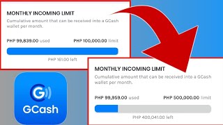 HOW TO INCREASE YOUR GCASH PROFILE WALLET LIMIT AND INCOMING LIMIT MONTHLY INTO 500000 PESOS 😍 [upl. by Powe]