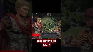 How Does Influence Work In Civ 7 [upl. by Dlorej]