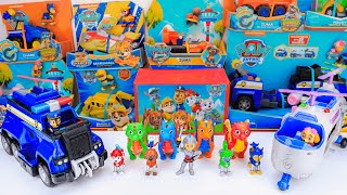 Paw Patrol Unboxing Collection Review  Marshallmighty movie bulldozer  Hero pup  Marshall ASMR [upl. by Mattheus631]