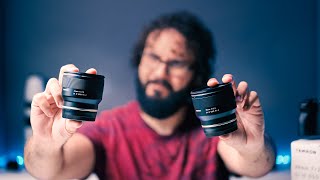 Tamron 35mm F28 amp 24mm F28 Review for Sony E Mount [upl. by Enicar]