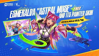 ALLSTAR Exclusive Skins  Esmeralda quotAstral Musequot  Mobile Legends Bang Bang [upl. by Allimaj]