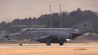 F4 Phantom 1st mission Takeoff JASDF Hyakuri Airbase 301sq [upl. by Almira]