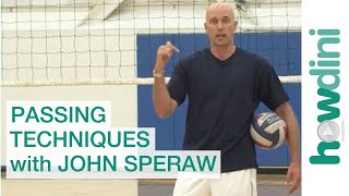 Volleyball tips Passing techniques with John Speraw [upl. by Lenneuq412]