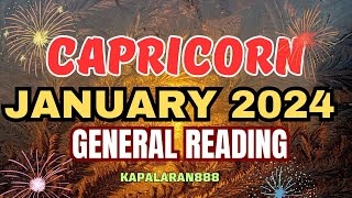 BAGONG TAON BAGONG BUHAY ♑️ CAPRICORN JANUARY 2024 GENERAL monthly KAPALARAN888 TAROT READING [upl. by Aivlis91]