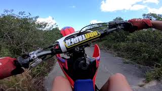 honda crf150r 5TH gear POWER WHEELIES [upl. by Travax119]