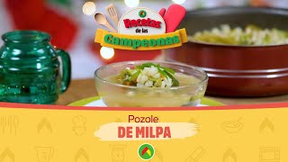 Pozole de milpa  Entre Campeonas [upl. by Kilgore]