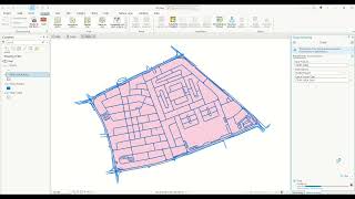 Divide a Land by Roads in ArcGIS Pro [upl. by Aniryt999]