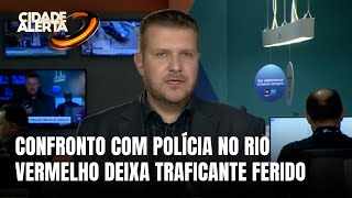 Operação policial no Norte de Florianópolis troca de tiros e suspeito ferido [upl. by Harwill]