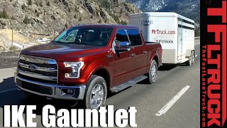 2016 Ford F150 50L Takes on the Extreme Ike Gauntlet Towing Review [upl. by Tuhn52]