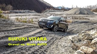 Suzuki Vitara 14 Boosterjet AT Allgrip ModeAUTO vs Gravel  quick test 1 [upl. by Coit104]