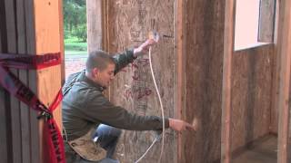 Rough In Electrical Wiring on a SIP home [upl. by Niven]