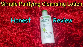 Simple Purifying Cleansing Lotion Review  Simple Products  Best For Dry Skin [upl. by Lydell]