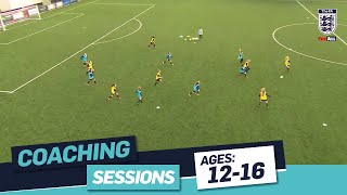 David Powderly Transition And Forward Passing  FA Learning Coaching Session [upl. by Aicella]