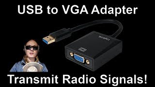 USB to VGA Adapter  Transmit Radio Signals FL2000  FL2K News [upl. by Milburn]