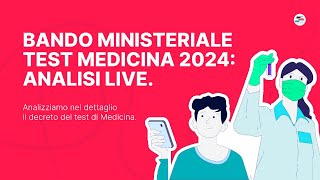 Analisi del Bando Test di Medicina 2024 [upl. by Idalla]