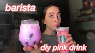 How to Make Starbucks Pink Drink and More at home by a Starbucks Barista [upl. by Jehovah746]