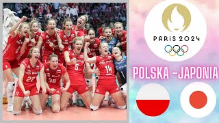 IGRZYSKA OLIMPIJSKIE POLSKA  JAPONIA  WYGRANA POLEK 31 W MECZU OTWARCIA [upl. by Adnirim571]