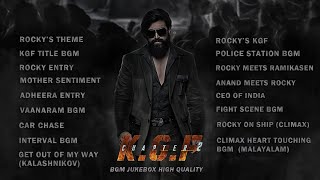 KGF Chapter 2  BGM  High Quality   KGF 2 OST  Yash  Ravi Basrur  Prasanth Neel  Bebop [upl. by Azar]