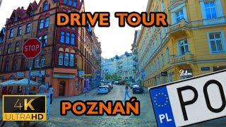 ⁴ᴷ⁶⁰ 🇵🇱 Poznan Poland  Drive Tour  From West to East May 2023 4K [upl. by Helyn]