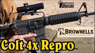 New Reproduction Colt 4x AR15 Scope by Brownells [upl. by Carlton560]