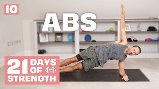 21 DAYS OF STRENGTH  Day 10  Abs [upl. by Selim]