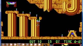 Lemmings 1 Tricky Level 18 Its Lemmingentry Watson [upl. by Nylesoj]