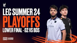 GR BDS vs G2  LEC Summer 24  Playoffs Lower Final Bο5 [upl. by Lerak]