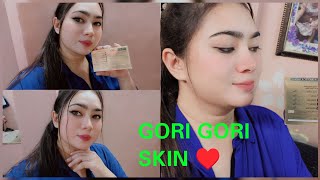 Glowing facial at home☺️ Quick and easy gori gori skin ❣️ [upl. by Euqinwahs178]