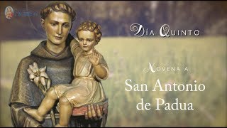 DÍA 5  NOVENA SAN ANTONIO DE PADUA [upl. by Frantz579]