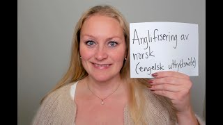 Video 1164 Anglifisering av norsk  engelsk uttrykksmåte [upl. by Nadaha]