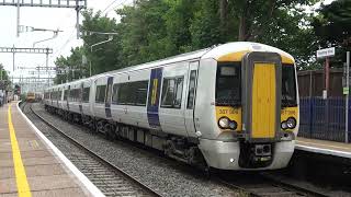 Great Western Railway 165112 165109 c2c 387306 and Great Western Railway 802114 at Reading West [upl. by Budwig]