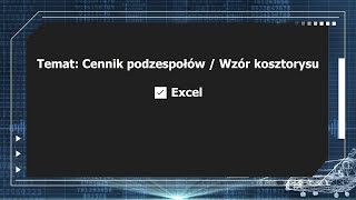 ✅ Cennik podzespołów  Wzór kosztorysu 😏 [upl. by Kimura]