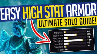 Destiny 2  Get HIGH STAT Armor SOLO Ultimate Farm Guide  Season of the Deep [upl. by Annabella690]