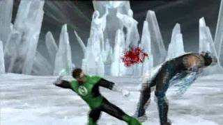 Mortal Kombat Vs DC Universe  Green Lanterns Kombo Challenge [upl. by Ocnarf]