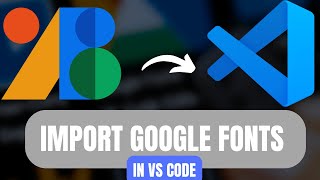 How To Use Google Fonts In VS Code 2024 Guide [upl. by Anitnoc78]