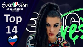 EMA 2022 – National Selection My Top 14 – Slovenia  Eurovision 2022  Evrovizijska Melodija [upl. by Clementas637]